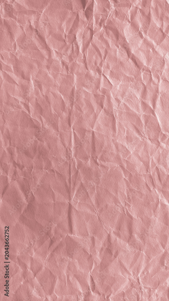 Fototapeta premium Textured pink crumpled paper mobile wallpaper