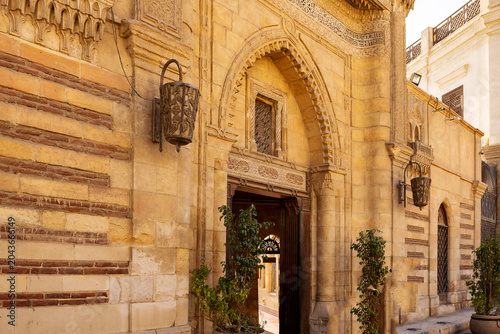 February 19, 2026. Cairo, Egypt: -The famous Coptic Hanging Church (St. Mary's Church) in Coptic Cairo.