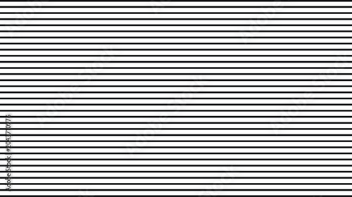 Vászonkép Horizontal black and white stripes pattern with repeating parallel lines creatin