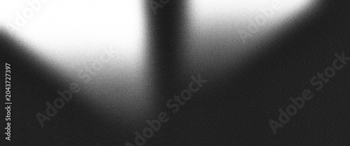 Foto Grainy White Light Texture Background: Abstract Noise Dark Vignette Overlay for Minimalist Digital Art and Cinematic Designs