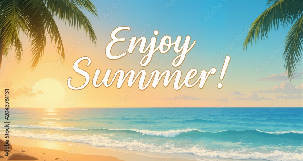 Fototapeta premium Enjoy Summer! 
