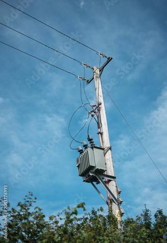 Utility Pole Transformer