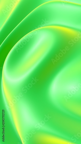 Yellow and green abstract texture. High quality CG texture. 4K. 3D rendered overlay image. Ideal for banners, posters, web pages, social media, abstract background