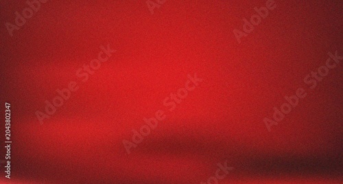 Cuadro en lienzo A bold and vibrant red gradient with subtle dark edges creating an intense and p