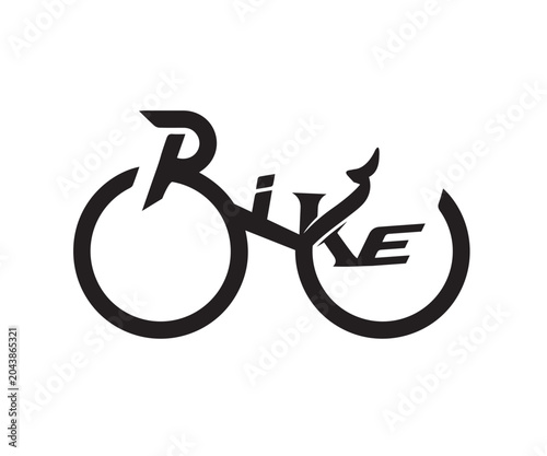 modern creative bike vector element