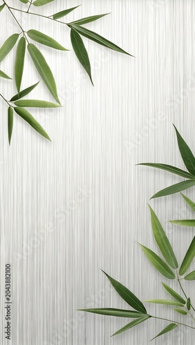 Bamboo wall panel, text space trendy copyspace glossy modern retro content digital professional abstract marketing minimal ads futuristic wallpaper backdrop business shiny creative concept gradient