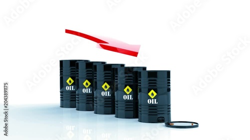 Crude Oil Price Falling as WTI and Brent Crude Futures Drop Amid Ceasefire Progress in 4K Ultra HD footage.
