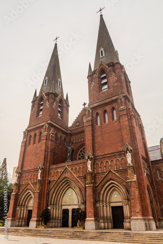 Photography St. Ignatius Cathedral in Shanghai, China