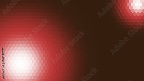 Obraz na płótnie background design with color dark brown, red, and white gradient hexagon pattern surface