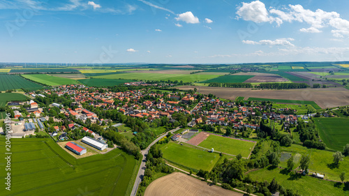 Schilderij op canvas Gemeinde Huy Schlanstedt in the Harz region, Saxony-Anhalt, Germany