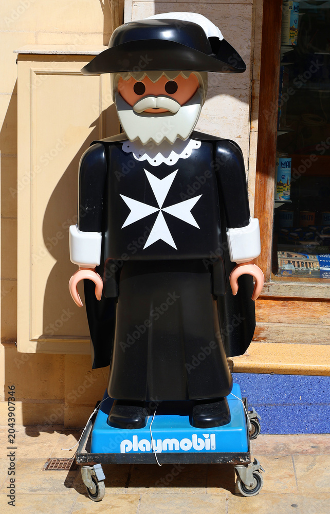 Naklejka premium VALLETTA MALTA: Playmobil Giovanni Maltese Medieval Grandmaster Knight of St John