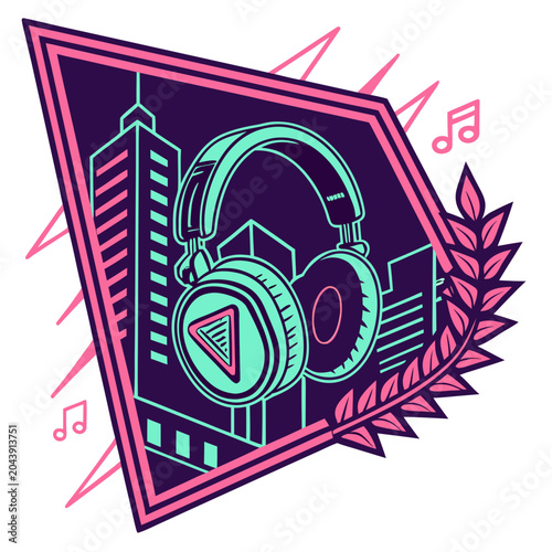 Hologram DJ Badge 1