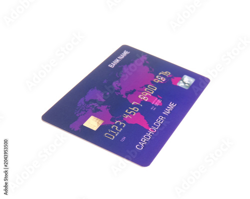 Flying purple credit card o...