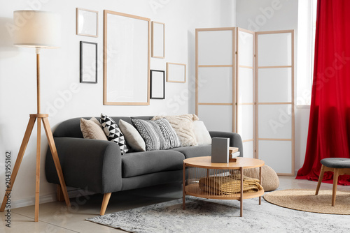 Interior of stylish living ...