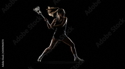 College Lacrosse Player