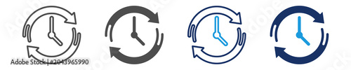 Foto second chance icon set with multiple style