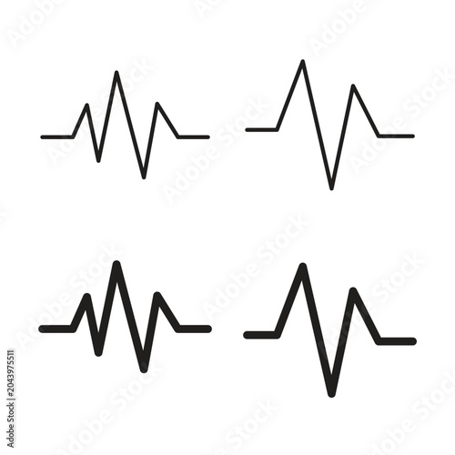 Foto Pulse icon symbols