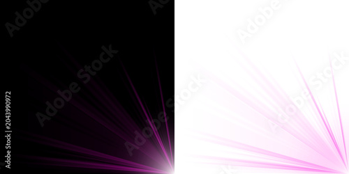 Photos Split Screen Comparison of Subtle Lens Flare and Harsh Comic Book Impact Explosi