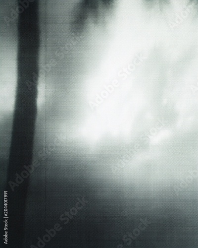 Canvas Print Retro film texture overlay featuring scratched photo damage, dust particles, lig