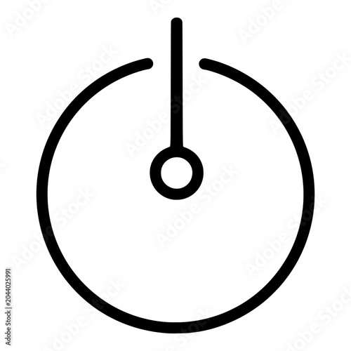 Tableau sur toile Power Button Control Vector Icon