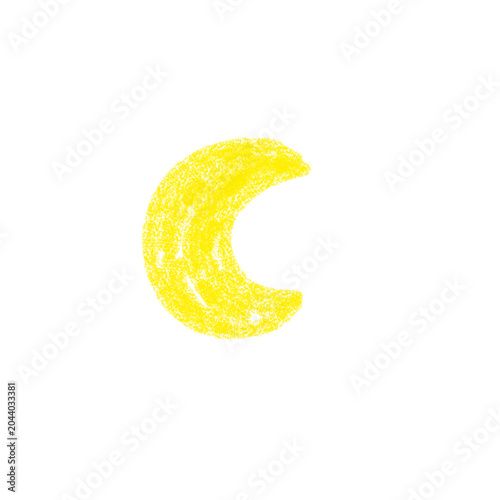 Moon Kids Crayon Chalk Texture 