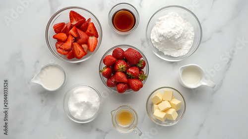 The recipe likely requires creaming the butter and sugar before adding dry ingredients and milk to create a tender cake base