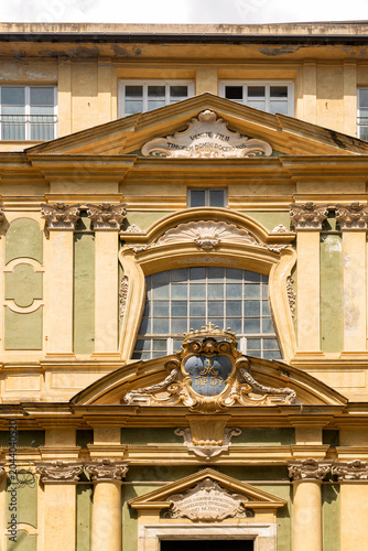 Facade of the Church of the Most Holy Name of Mary and the Guardian Angels, commonly known as the Church of the Scuole Pie, Genoa