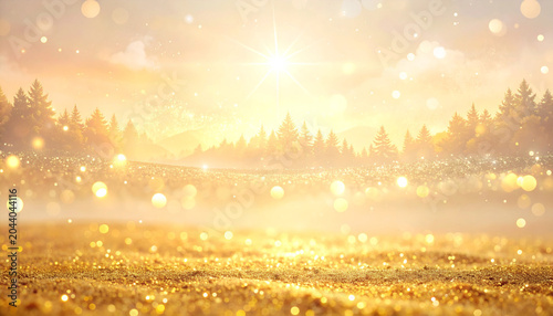 subtle gold glitter, Generated image	
