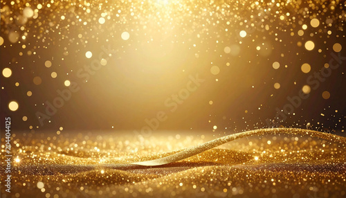 subtle gold glitter, Generated image	
