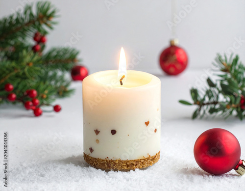 candle, holiday, Generated image	
