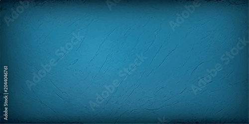 Foto Blue grunge textured vintage wall background with old dirty concrete and rough s