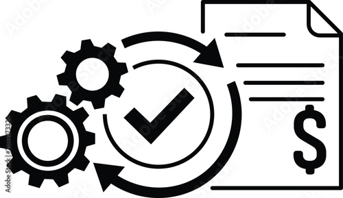 Obraz na płótnie Business process optimization and financial management