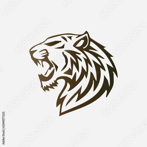 Photography Print vector tiger design