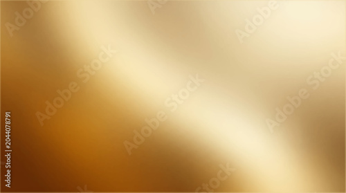 Bild auf Leinwand Golden blurred background with soft gradient and light texture