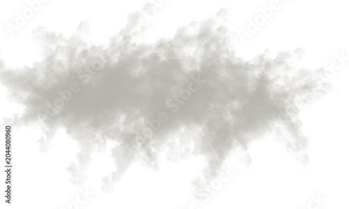 Φωτογραφία Massive Billowing Cloud Border Isolated on Transparent Background Atmospheric Va
