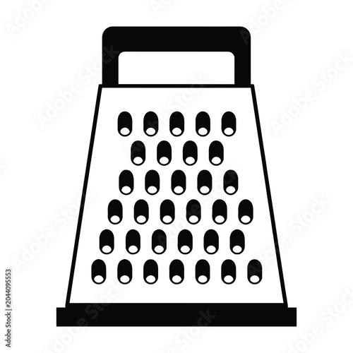 Photography black grater icon