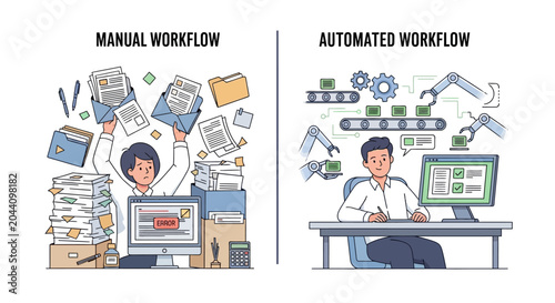 Manual vs Automated Workflow: Stress vs Efficiency
