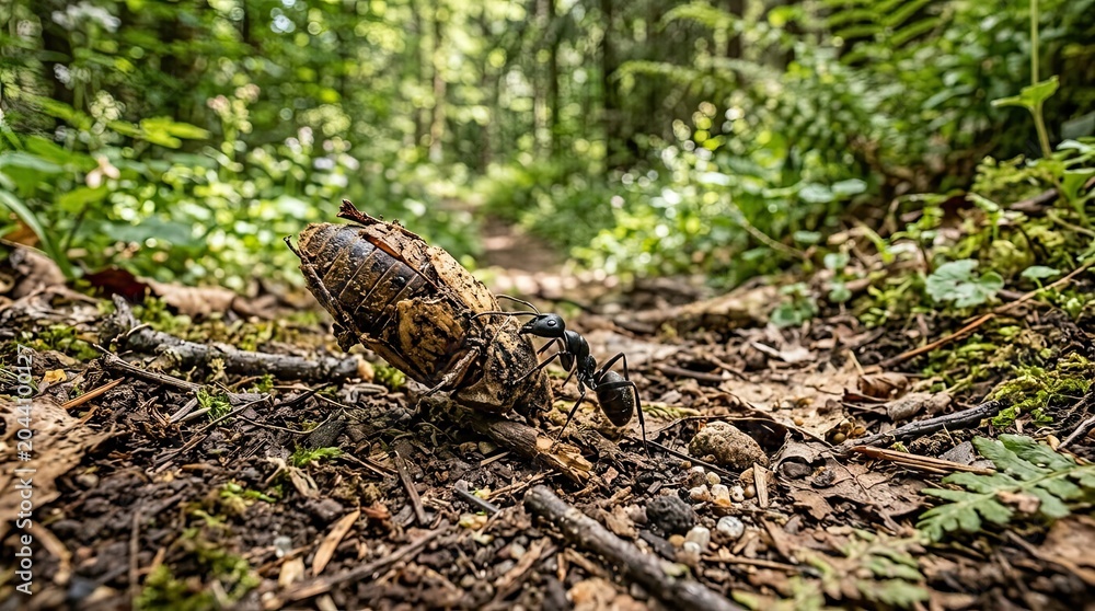 Obraz premium brown bear in the forest