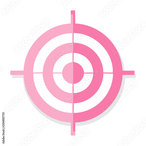 Pink Target Icon