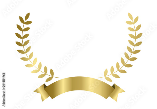 laurel wreath element for award