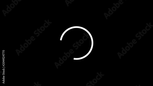 01_Loading Spinner White - Black Background Screen Blend Overlay