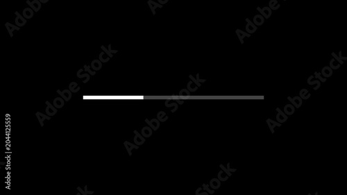 09_Loading Progress Bar White - Black Background Screen Blend Overlay