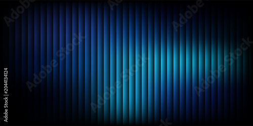 Biru Dan Navy Gradient Ripple Glass Tekstur Pada Latar Belakang Gelap. Desain Abstrak Digital Modern Menampilkan Garis Vertikal Halus Dan Rasa Gerakan Cair Dinamis