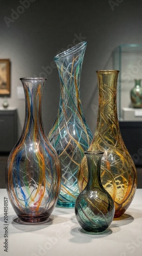 Abstract Artisan Glass Vessels
