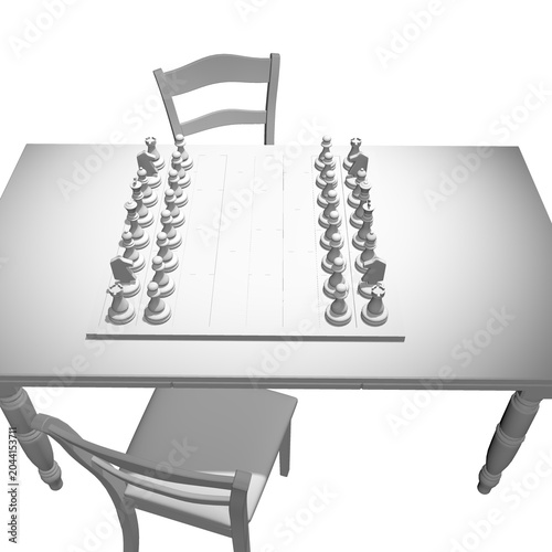 table and chair