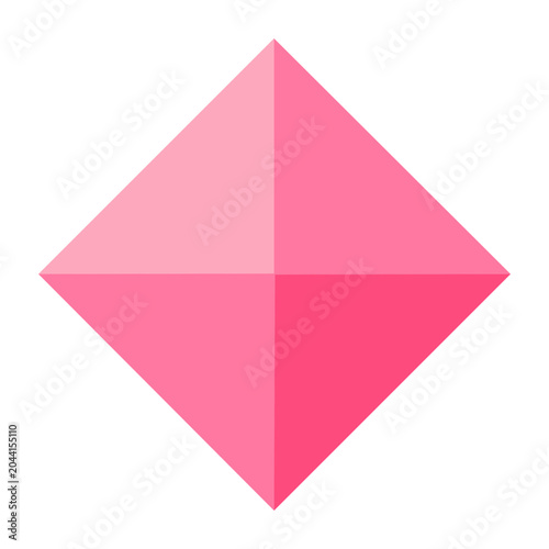 Pink Diamond Shape