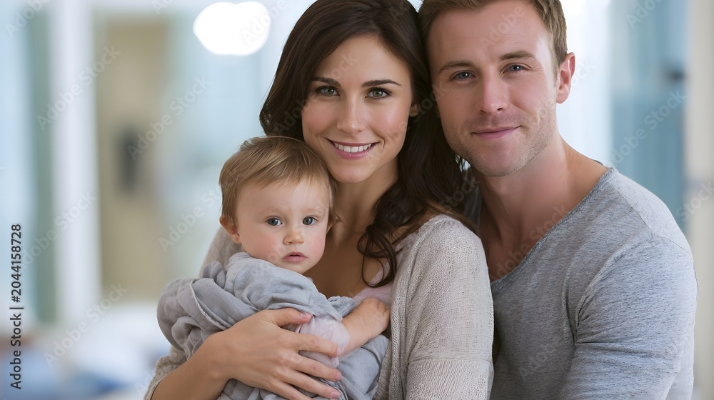 Obraz premium A joyful mother and child share a warm loving moment radiating happiness and connection in a bright indoor setting