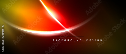 Bild auf Leinwand Abstract background features vibrant orange, red hues