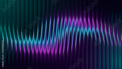 Tableau sur toile Abstract glowing vertical lines creating dynamic fiery glass pattern illustratio