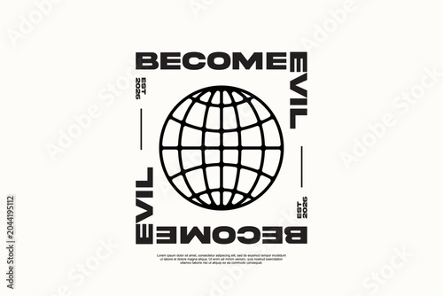 Become Evil World Graphic Design.